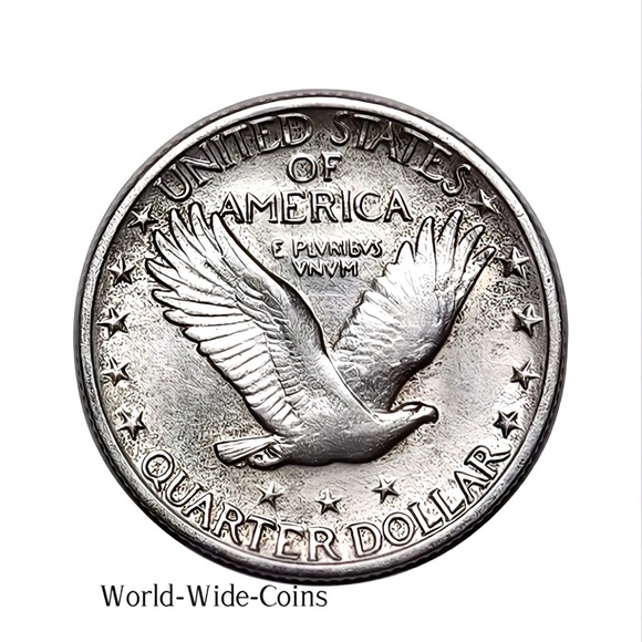 1918-S Standing Liberty Quarter, Choice AU++/Unc Better Date - Picture 2 of 2